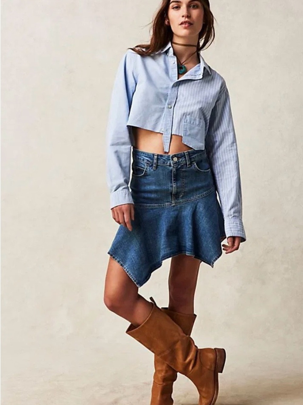FREE PEOPLE Alara mini skirt